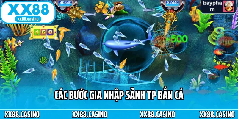 Các bước gia nhập sảnh TP bắn cá Các bước gia nhập sảnh TP bắn cá